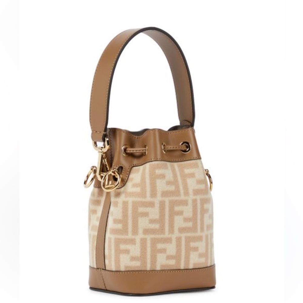 Fendi Mon tresor wool bucket bag